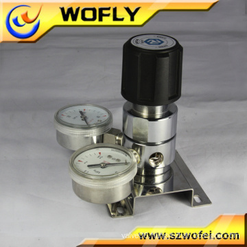 high pressure oxygen nitrogen air gas pressure regulator